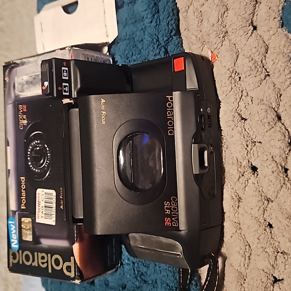 VINTAGE Polaroid captiva SLR SE with strap in original box '90s made! - Picture 4 of 7